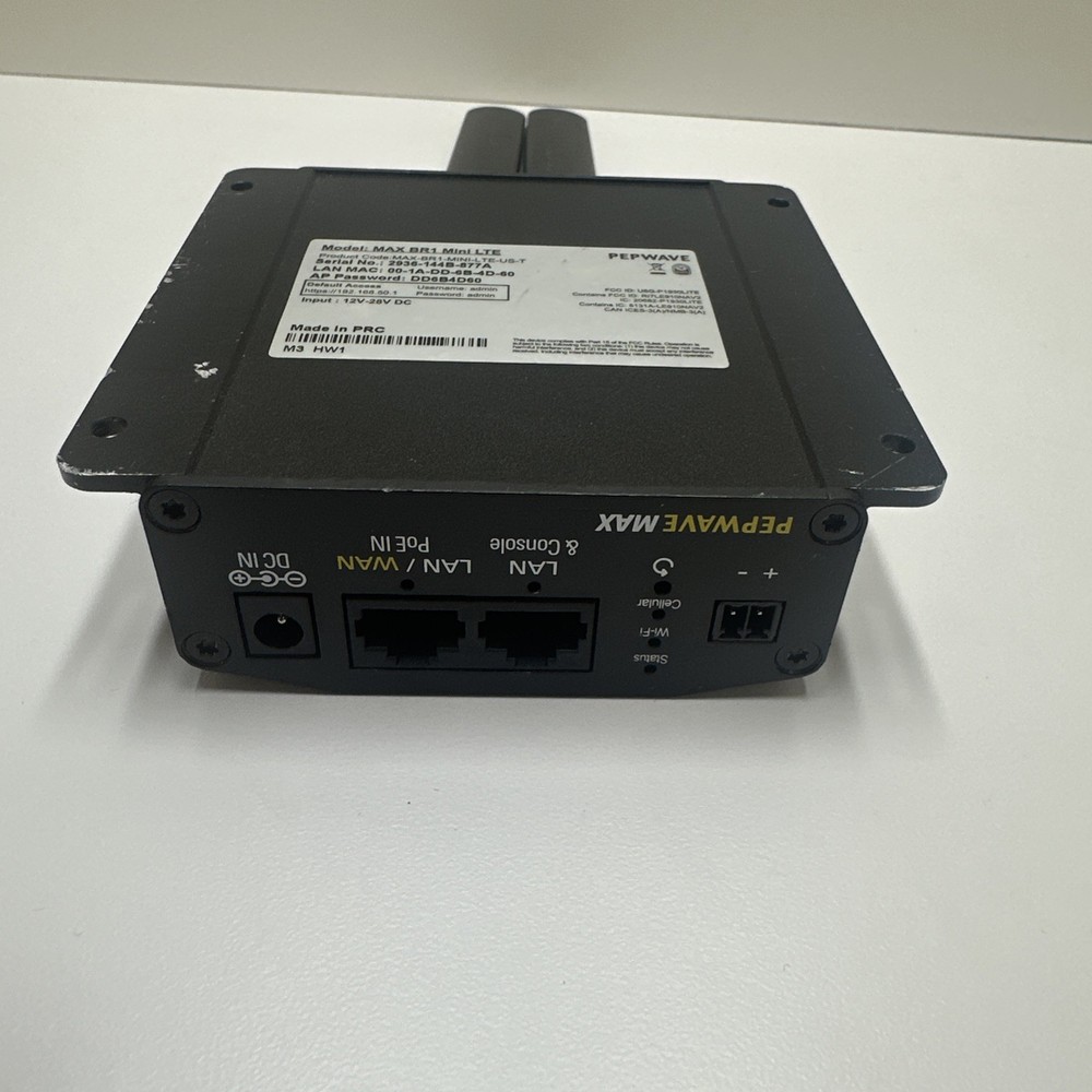 Peplink Pepwave MAX BR1 Mini LTE Modem - Untested