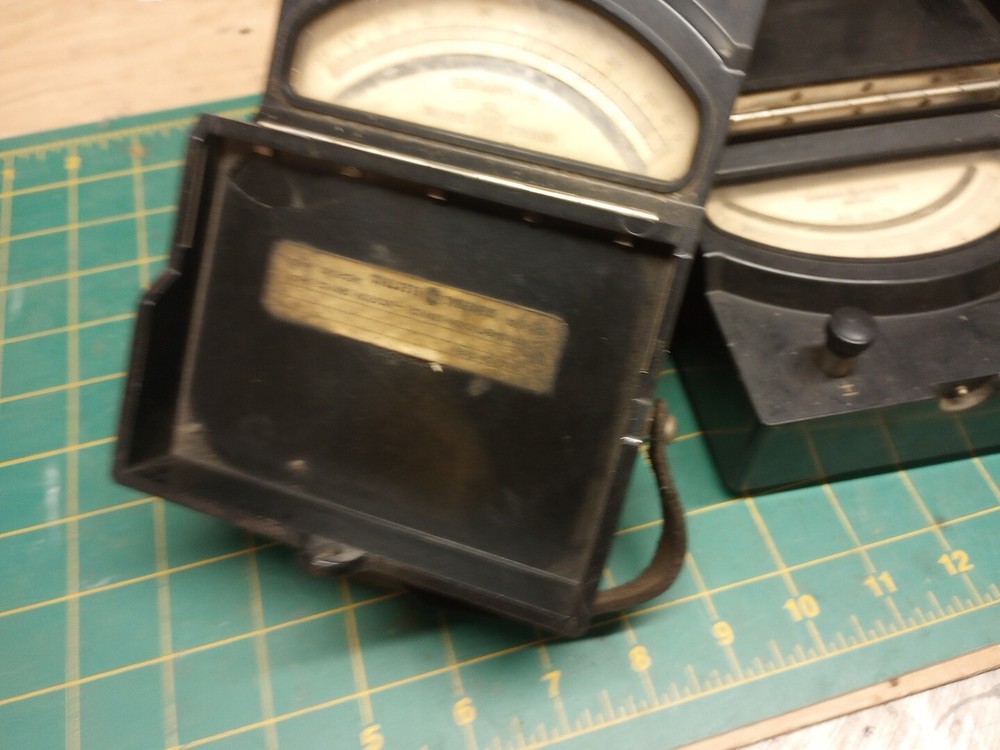 2 Vintage Ge Test Meters