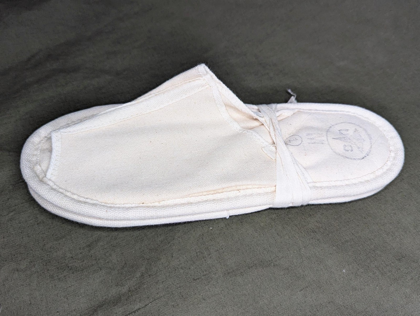 Vintage WWII era US Hospital Slippers Medical Shoes Medium 1940s New Old Stock