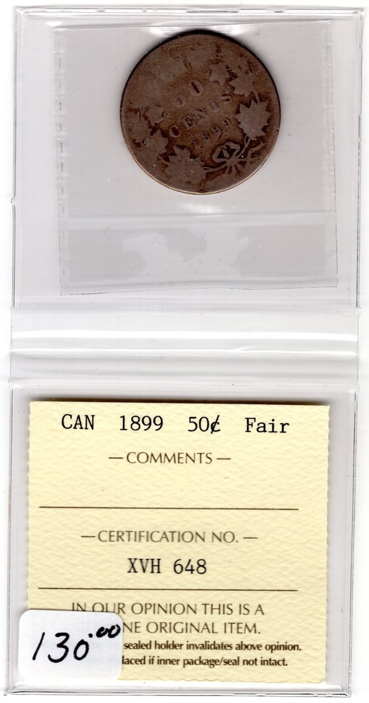 CAN 1899 50 cent Fair