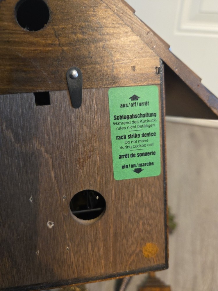 Anton Schneider Germany Cuckoo Clock Read Description