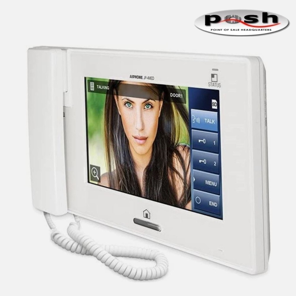 NEW – Aiphone JP-4MED Hands-Free Master Station – 7" Touchscreen Video Intercom