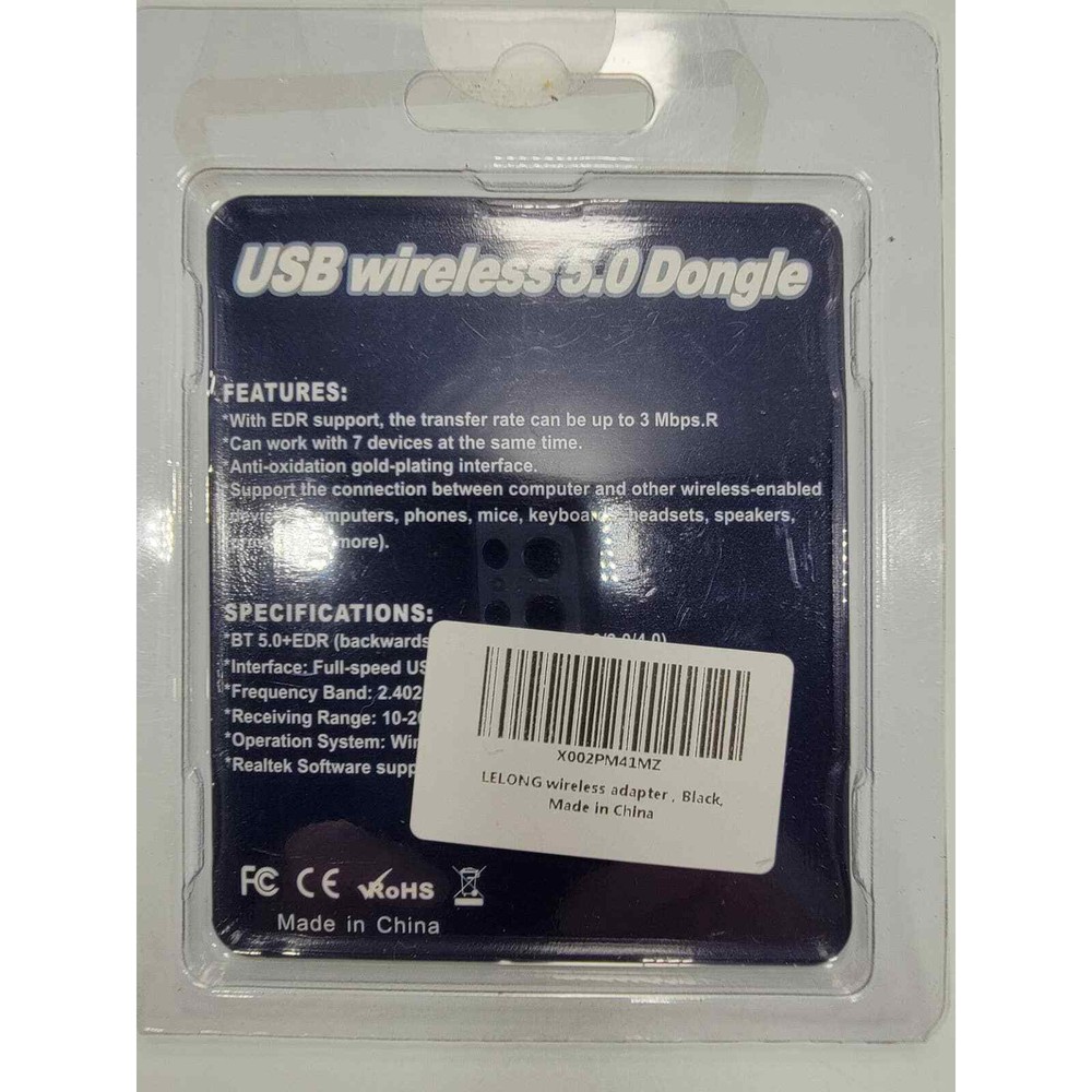 Mini USB Wireless 5.0 EDR Adapter