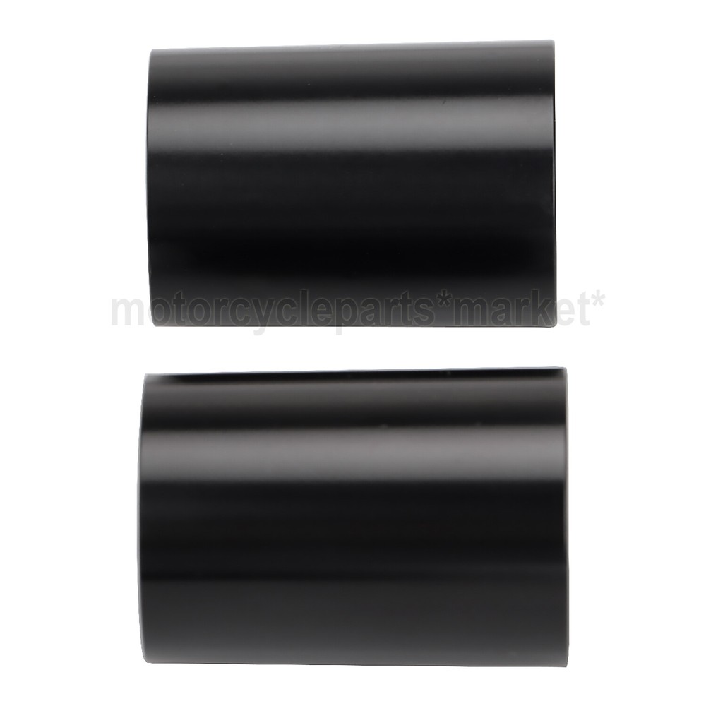 Motorcycle 1.75" Black Riser Extensions For Harley 1" Handlebars Softail Dyna