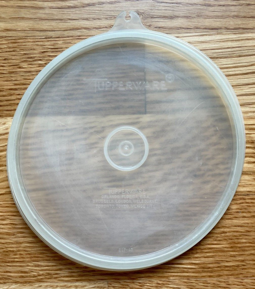 Tupperware 6" Replacement Lid 227-43 Clear Vintage