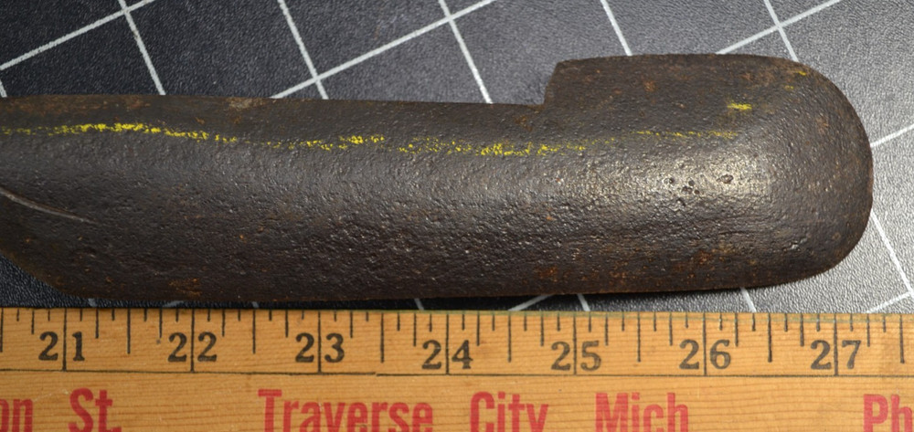 BARK SPUD - BLACKSMITH MADE - ALL ORIGINAL