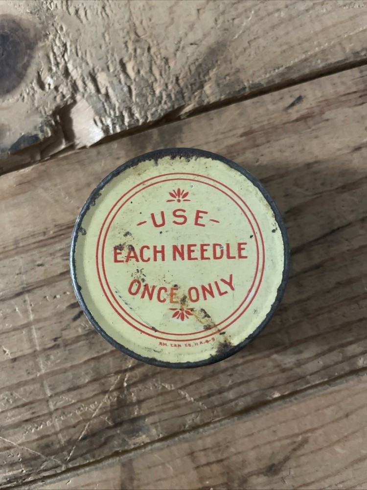 CCC TALKING MACHINE PHONOGRAPH NEEDLE TIN RARE AMERICAN