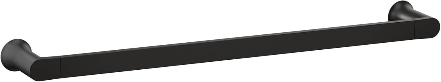Moen BH3824BL Genta LX Modern 24-inch Towel Bar Matte Black Finish