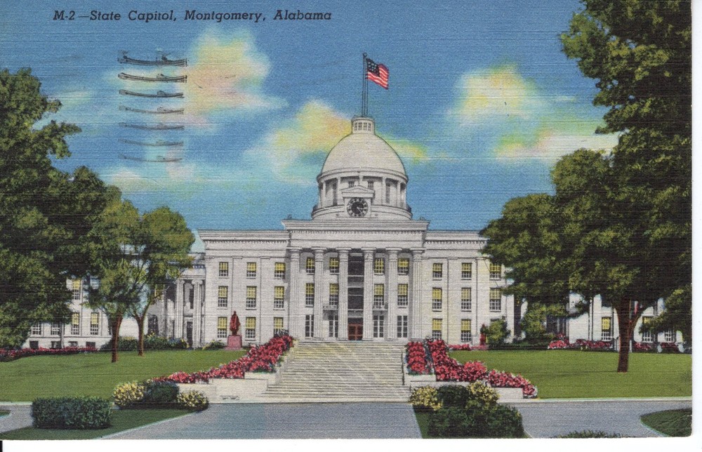 STATE CAPITOL, MONTGOMERY, AL - PC1924
