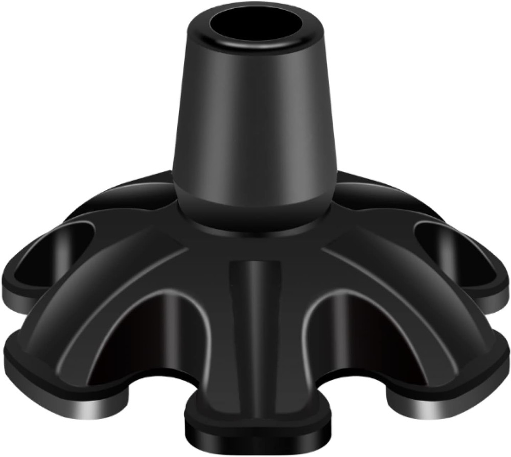 Cane Tip 3/4 inch 6 Support Cane Feet Self Standing Cane Tip, 6 Support Feets...