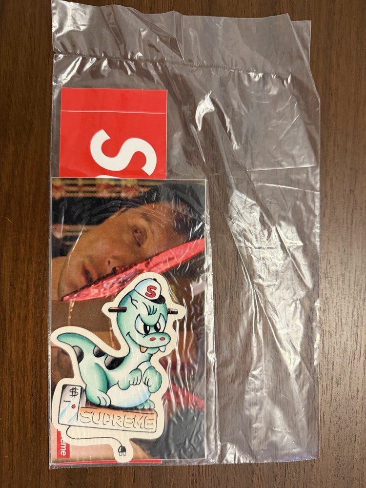 Supreme Sticker Pack Bundle – Box Logo, Dino & *Ichi the Killer* Split Design