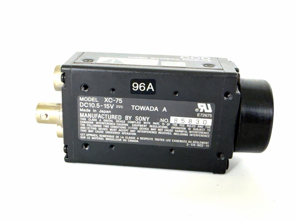 Used SONY XC-75 CCD Industrial Camera
