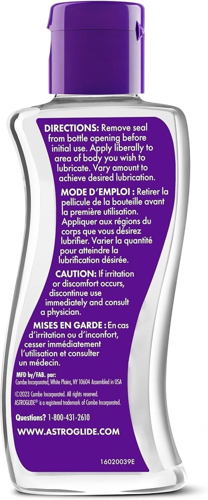 Astroglide Lubricant Condom Compatible 5oz