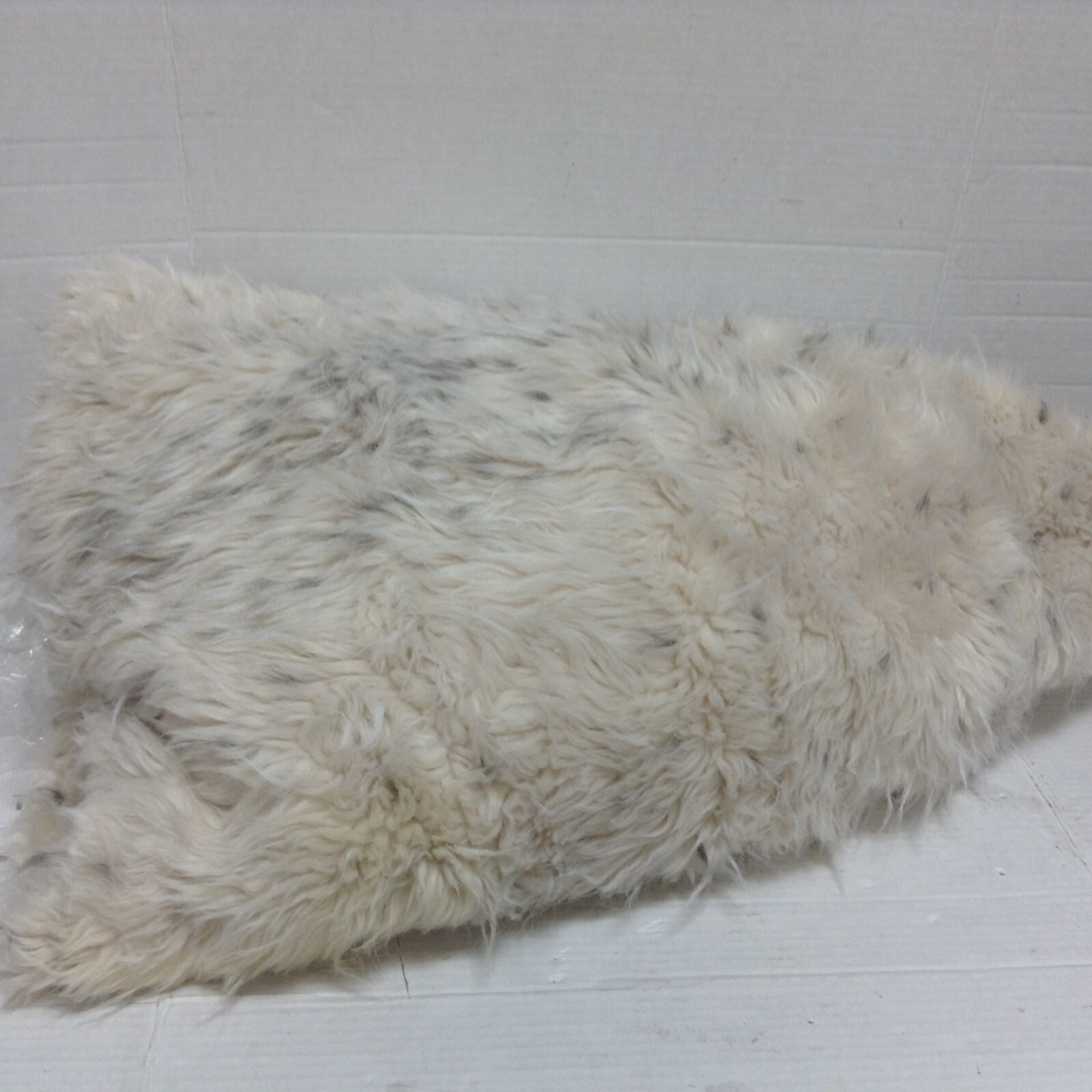 Pottery Barn PBTeen Large Bean Bag Chair cover Faux fur snowcat leopard large