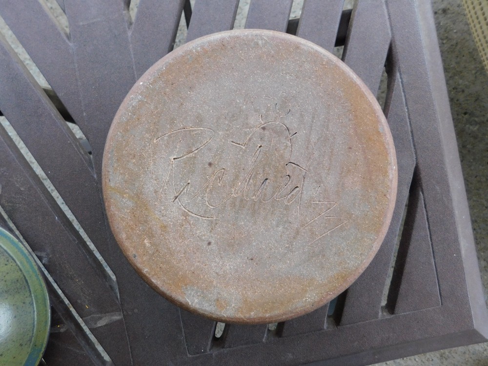 HandMade Clay Pot Signed by Artist Richard