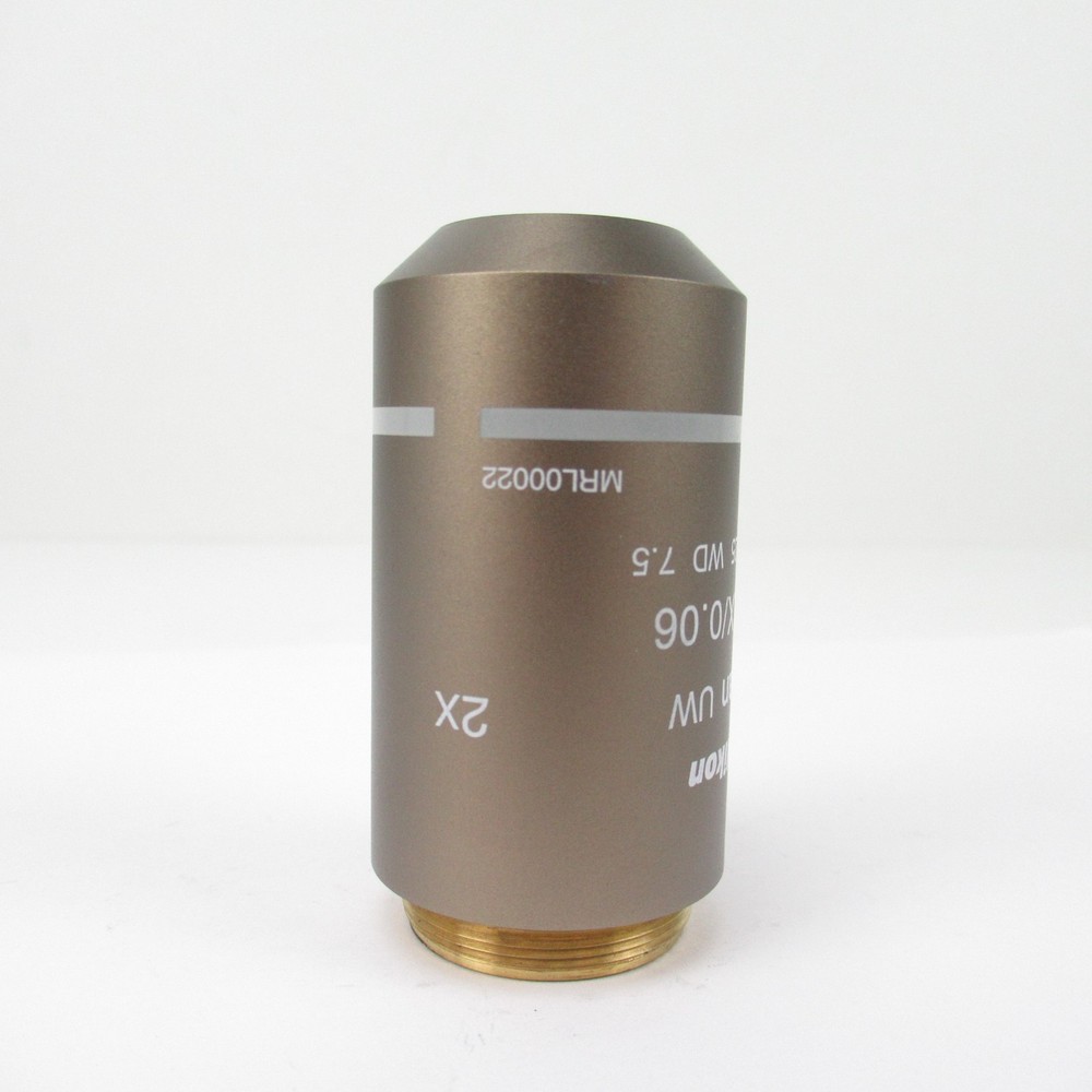 NIKON PLAN UW 2X/0.06 OFN25 ECLIPSE MICROSCOPE OBJECTIVE LENS - MRL00022