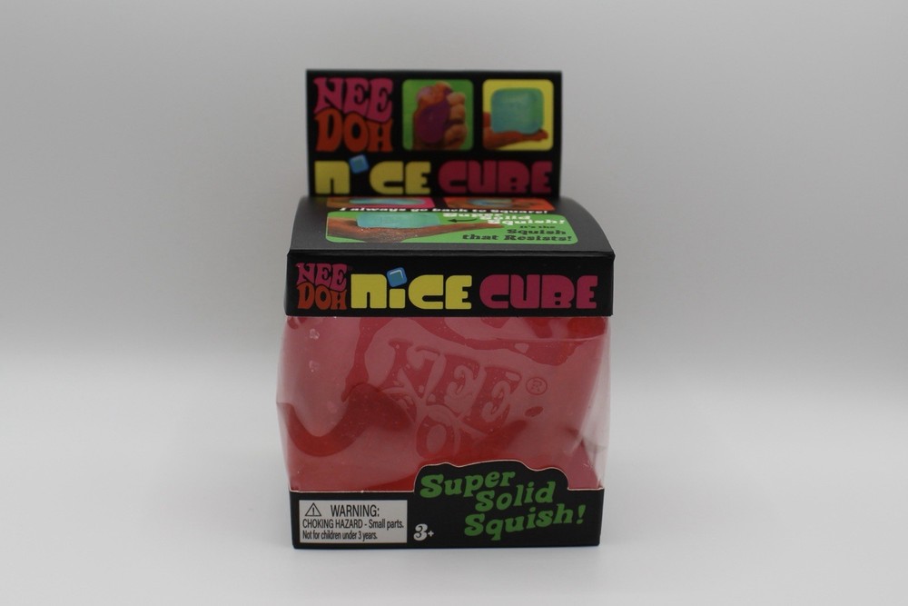 NeeDoh Nice Cube Super Solid Squish Squeeze Toy