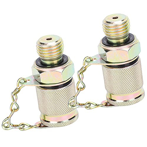 2Pcs Hydraulic Pressure Test Coupling Kit, High Pressure Hose Fitting
