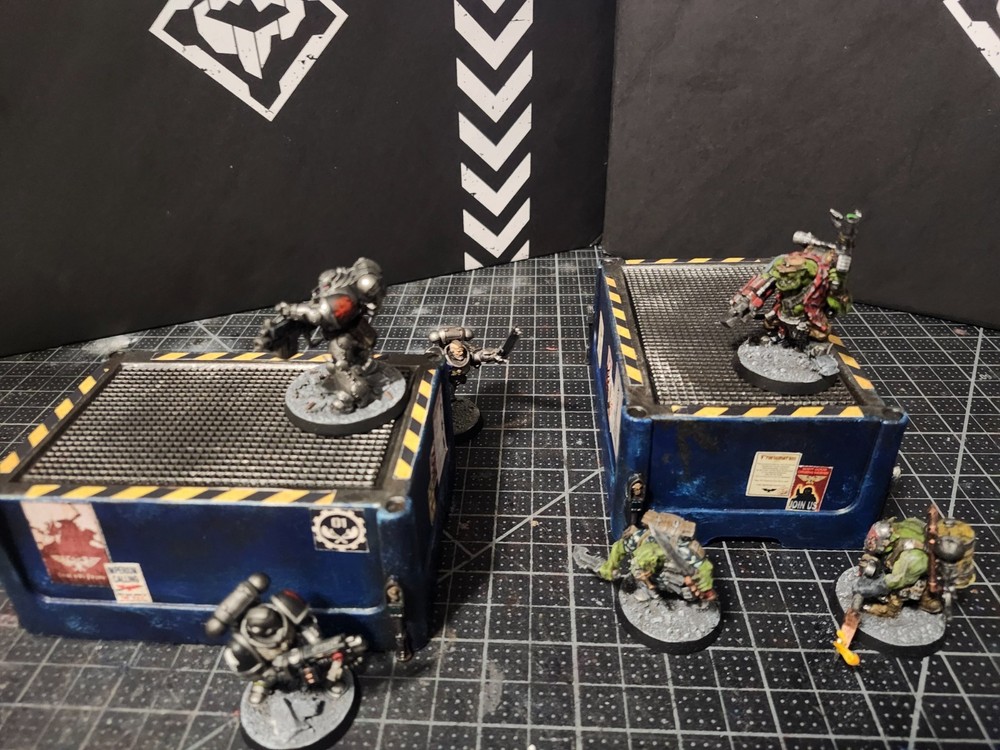 Wargame terrain 2 pieces