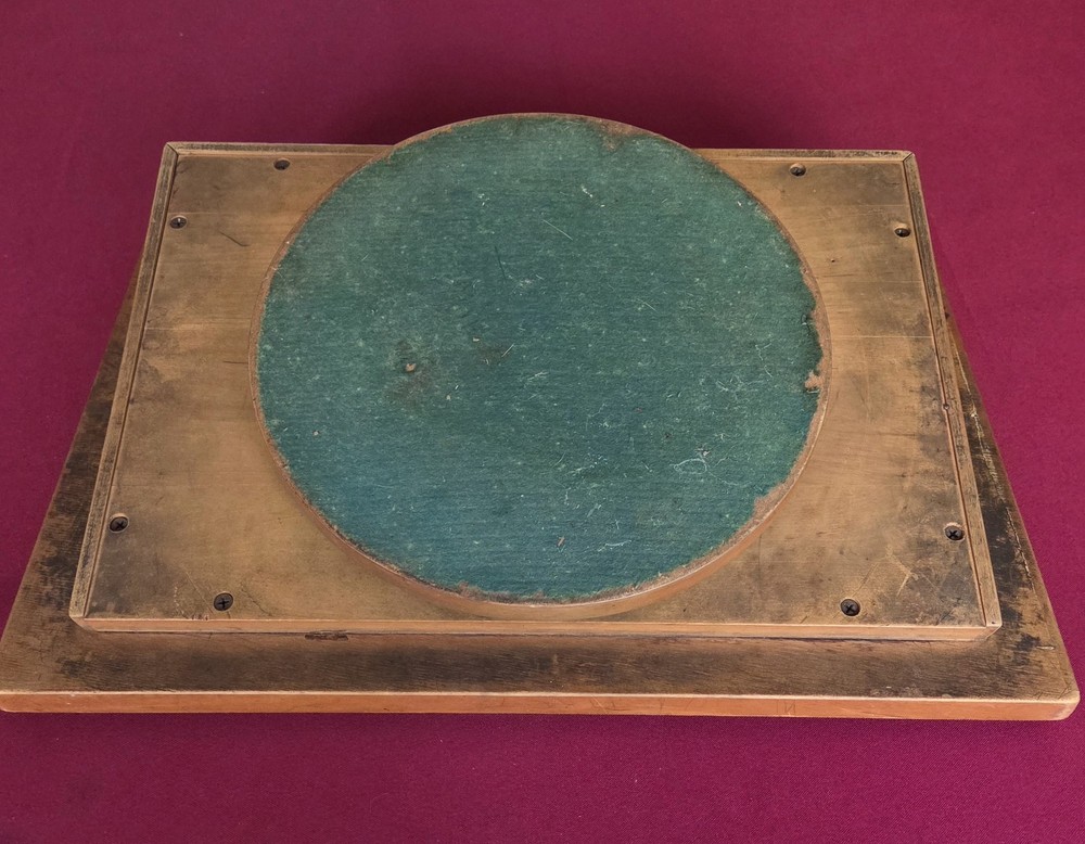 Vintage Original Classroom Solid Wood Rotating Drafting Drawing Table Desk Top