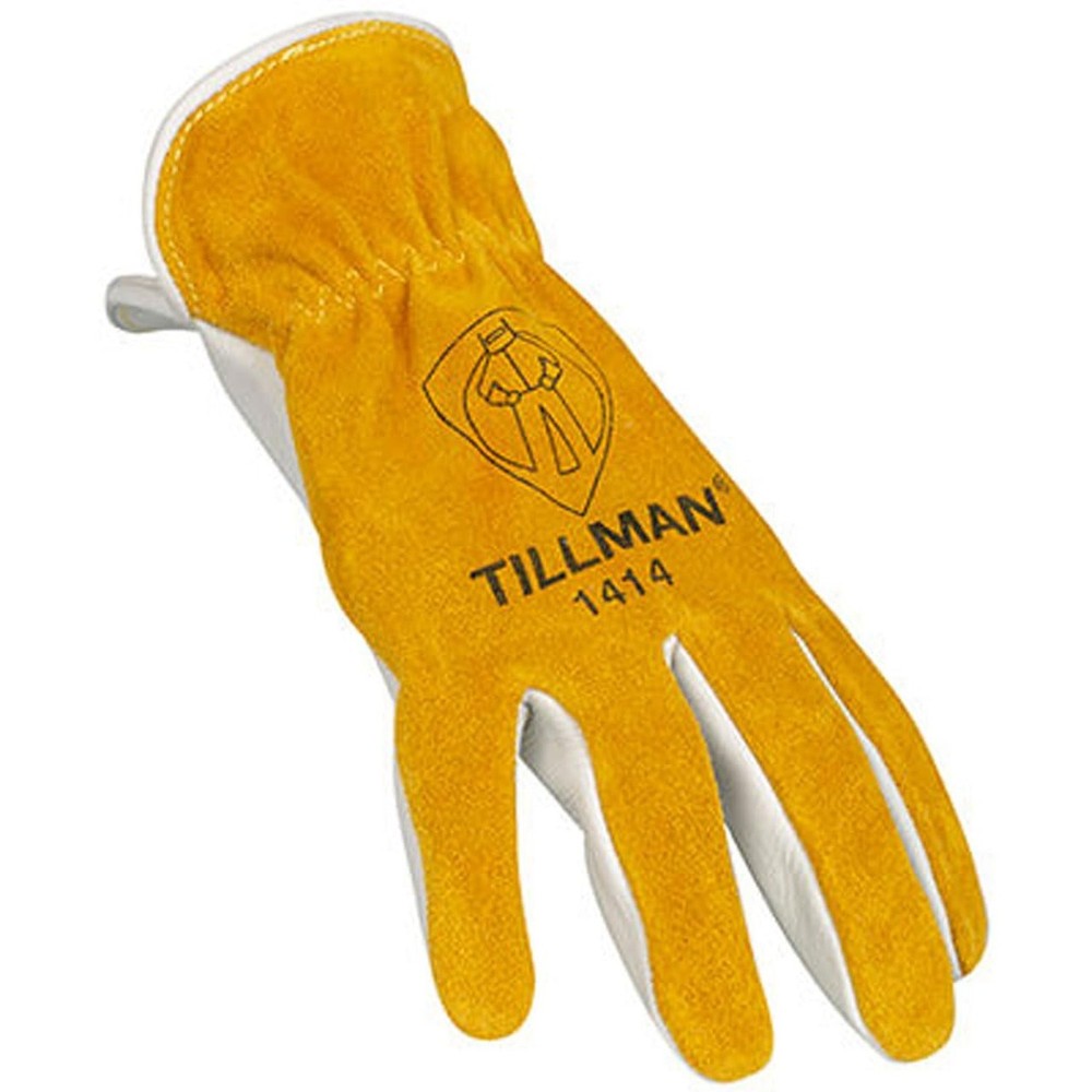 Tillman 1414 Top Grain/Split Cowhide Drivers Gloves, Medium Brown