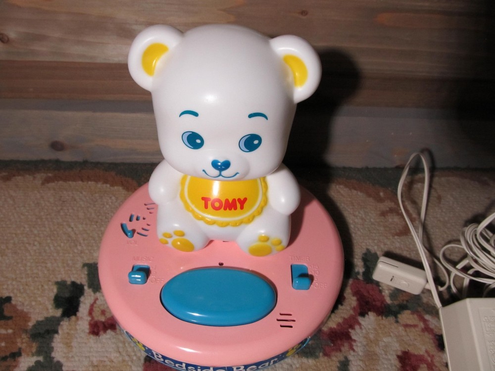 Tomy Bedside Bear Sound Machine with Timer Rare Vintage Unique!