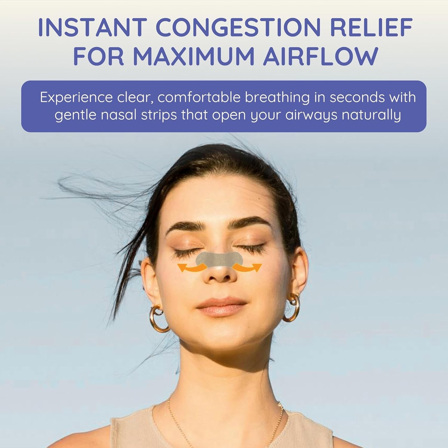 Nasal Strips – Anti Snore, Open Nose Instantly and for Clear Breathing- 40 Packs