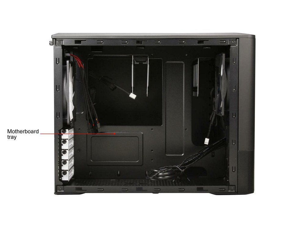 Fractal Design Node 804 Black Window Aluminum Steel Micro ATX Cube Computer Case