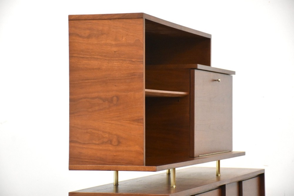 Refinished Walnut Sideboard Credenza