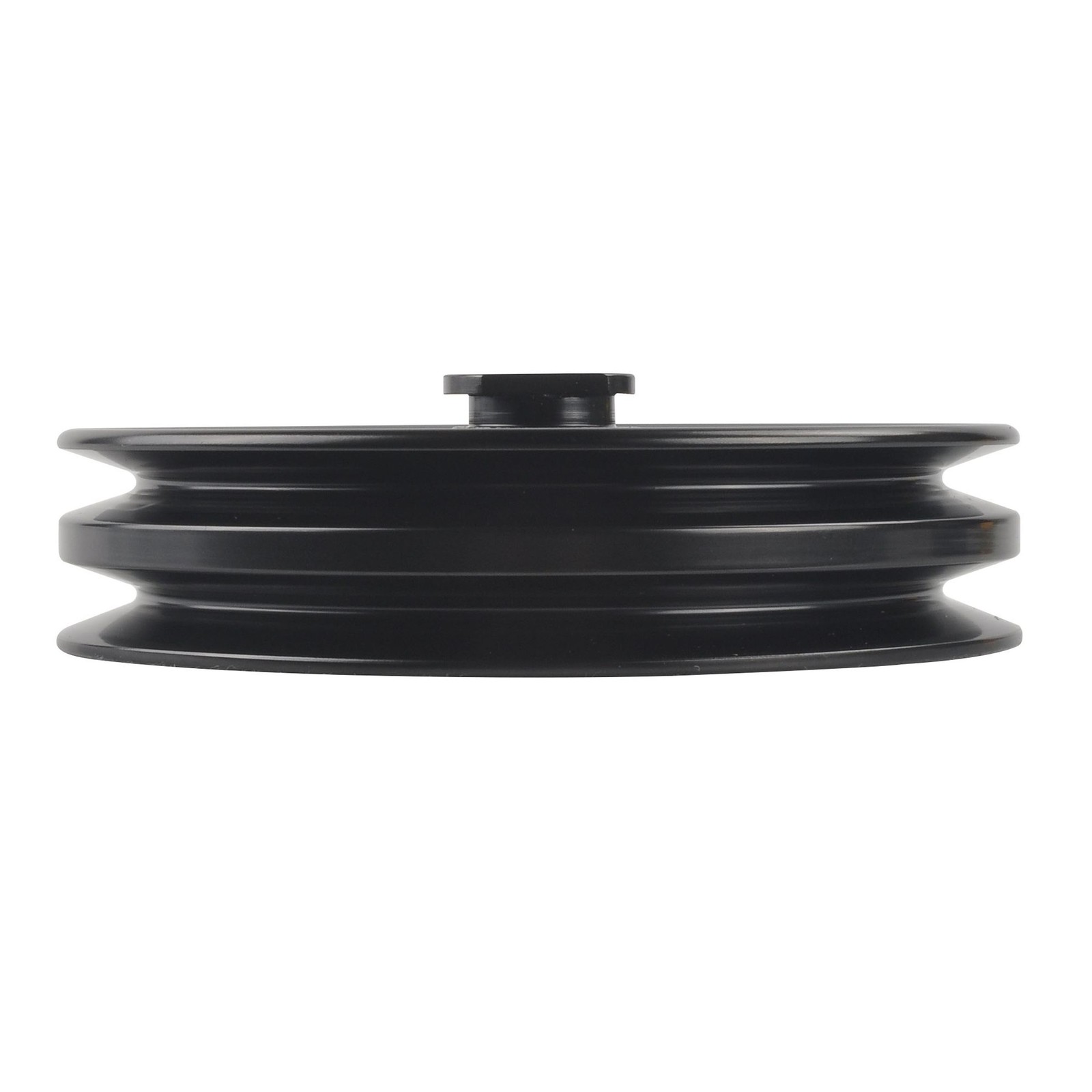 Double-Groove Power Steering Water Pump Crankshaft Pulley Kit for Chevy SBC 305