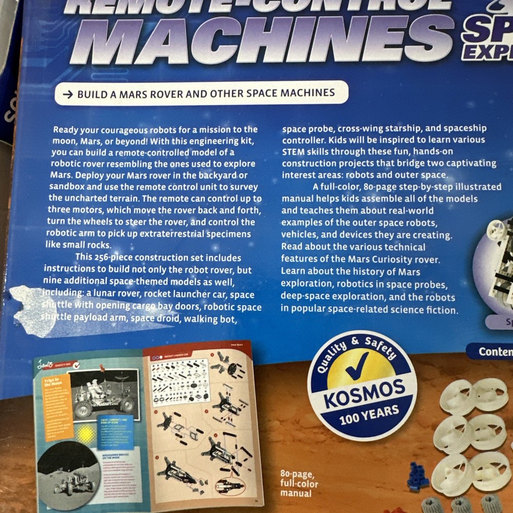 Thames & Kosmos Remote-Control Machines: Space Explorers Incomplete For Parts