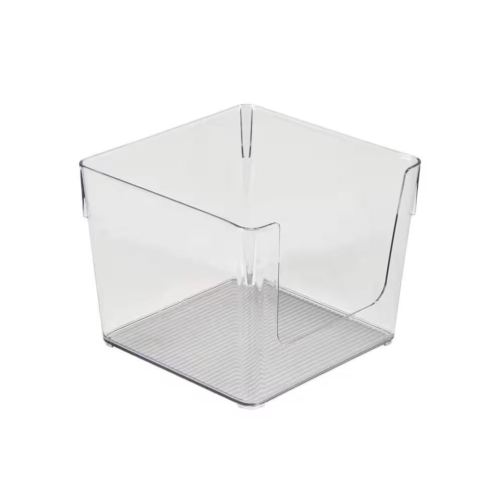 Square Open Front Organizer in Clear