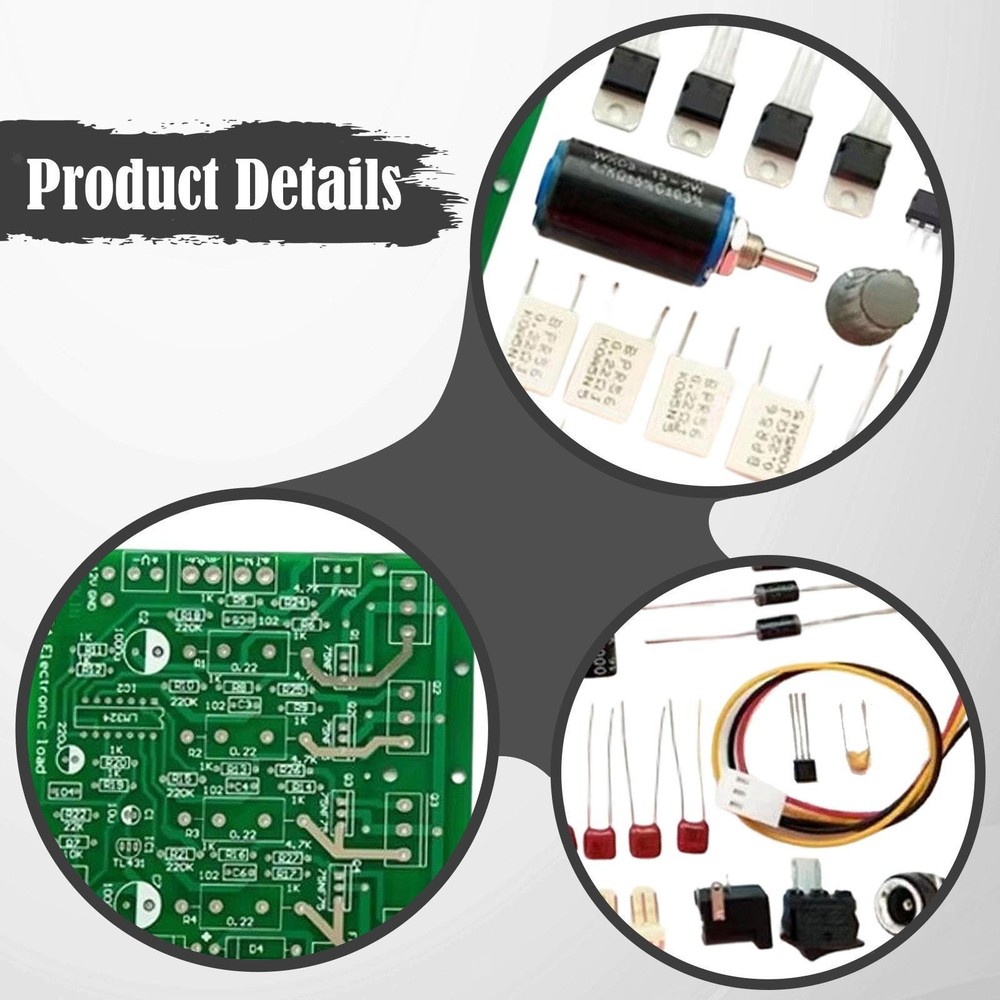 Electronic Load Tester Kit Adjustable PCB Board Repair Component Replacement