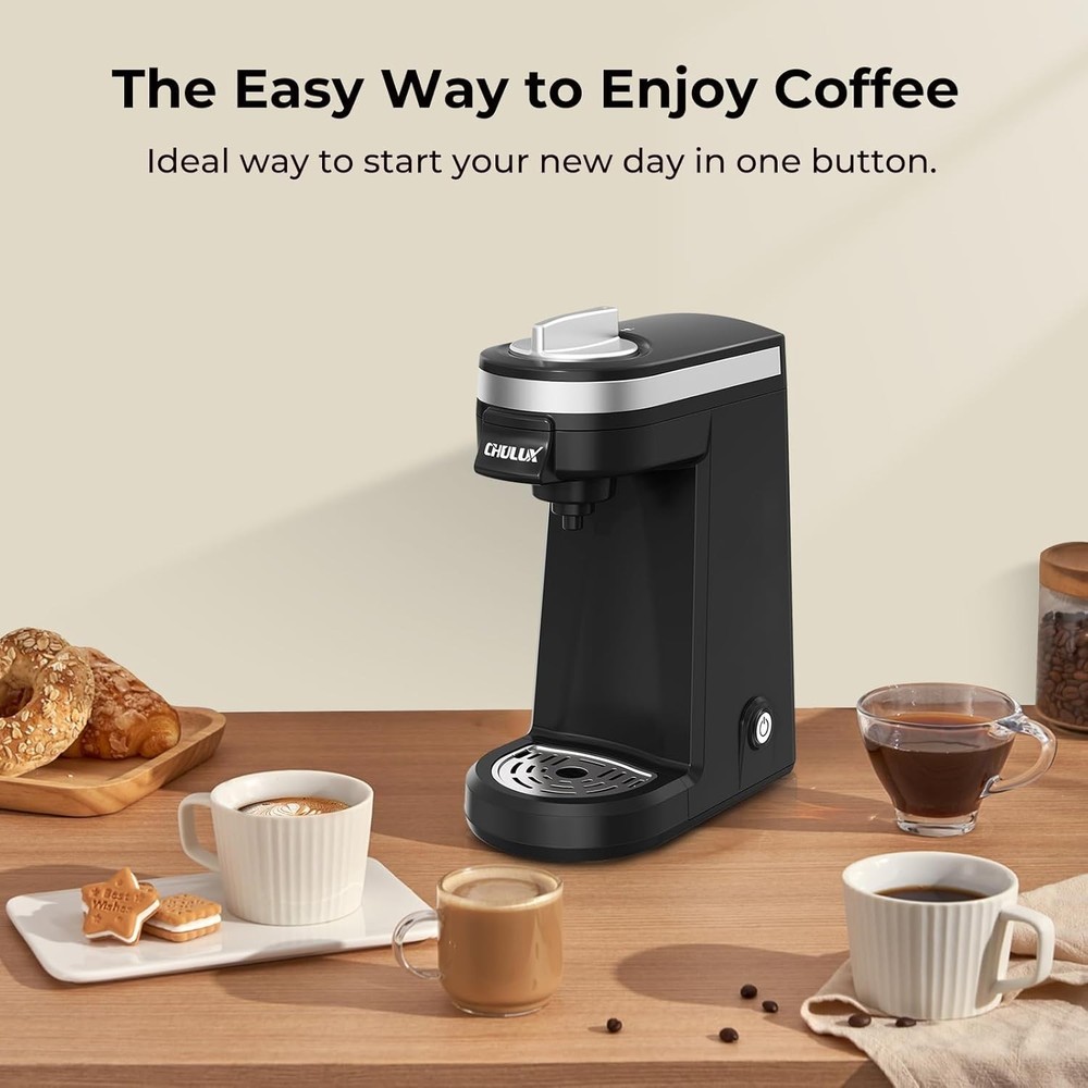 Single Serve Coffee Maker for K Capsule, Mini Single One Cup Coffee Machine, ...