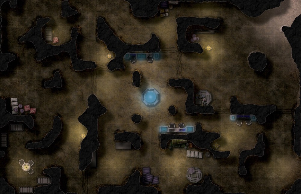 Scifi RPG Poster Maps