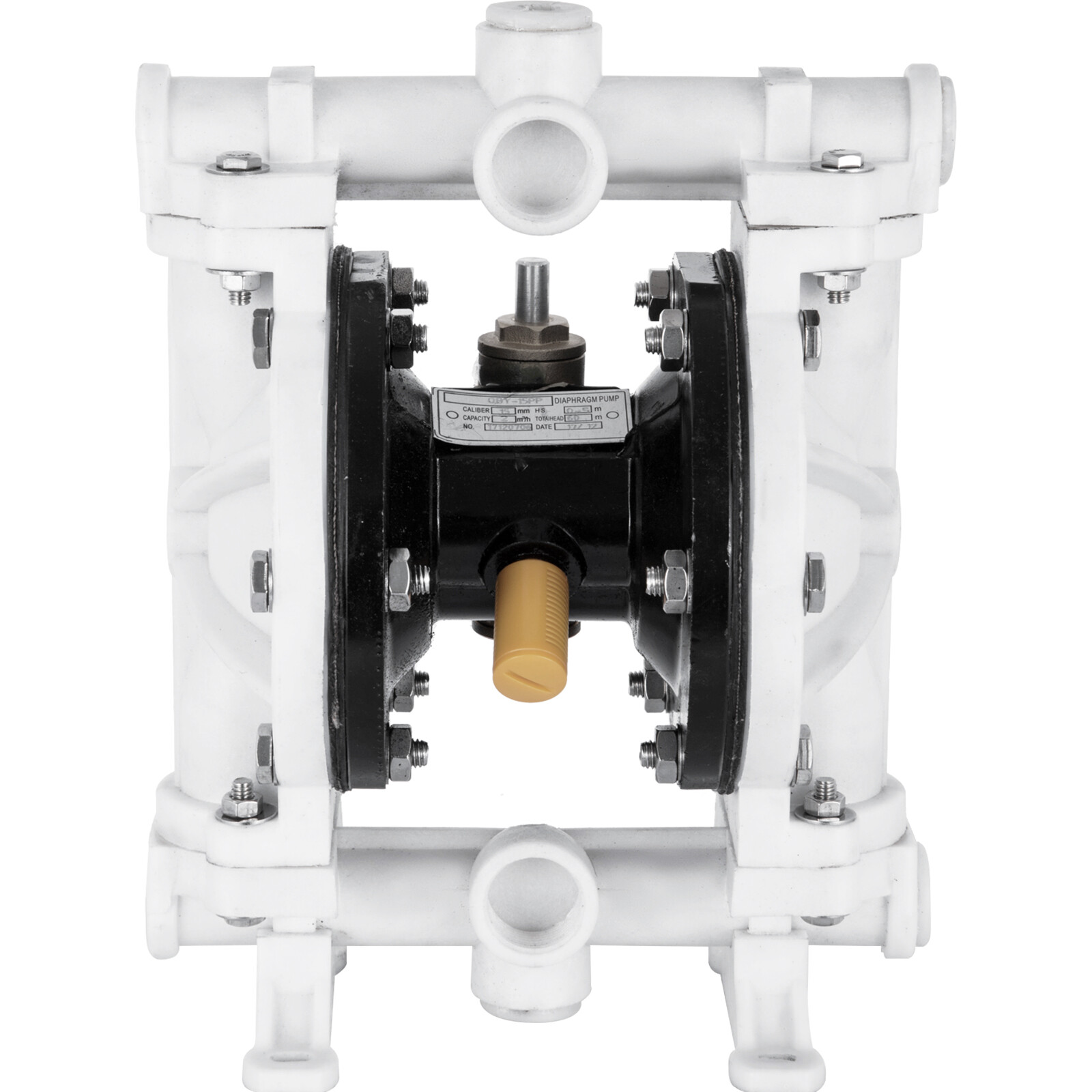 VEVOR 2.5GPM Air-Operated Double Diaphragm Pump Polypropylene