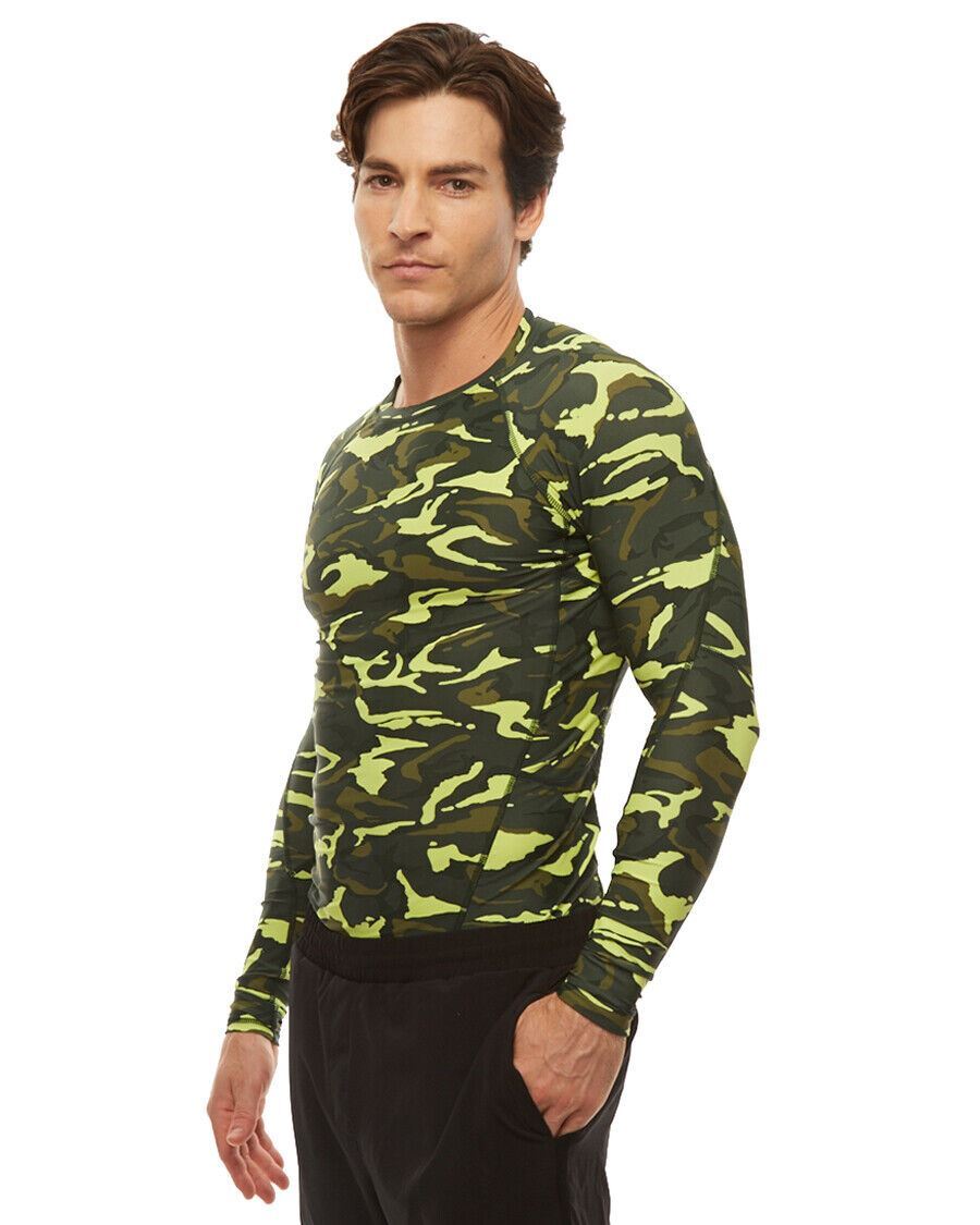 HPE Performance Small CAMO Combat Compression Long Sleeve Top Shirt Men NWT N61
