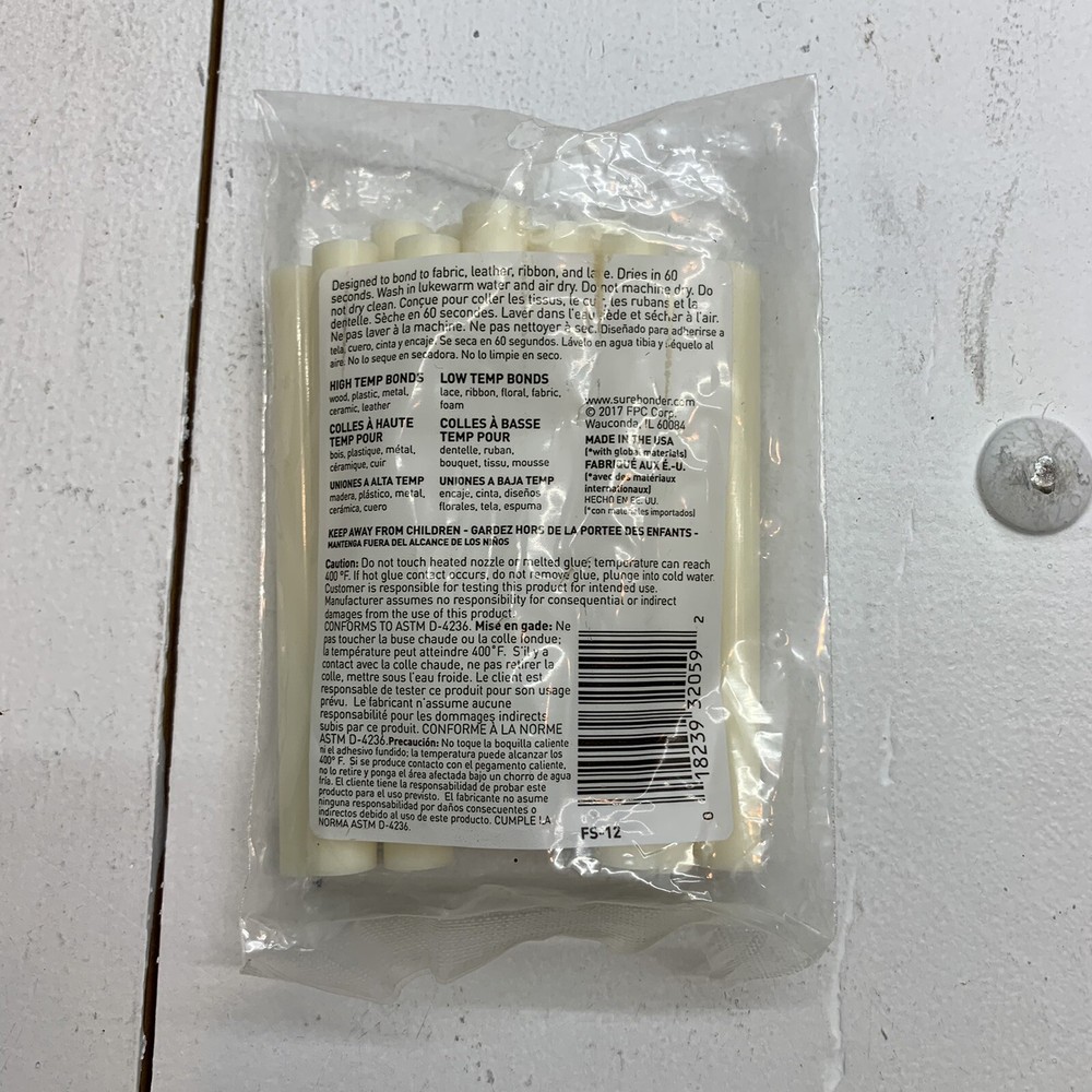 Surebonder Fabric Glue Stik 12 Pack Full Size