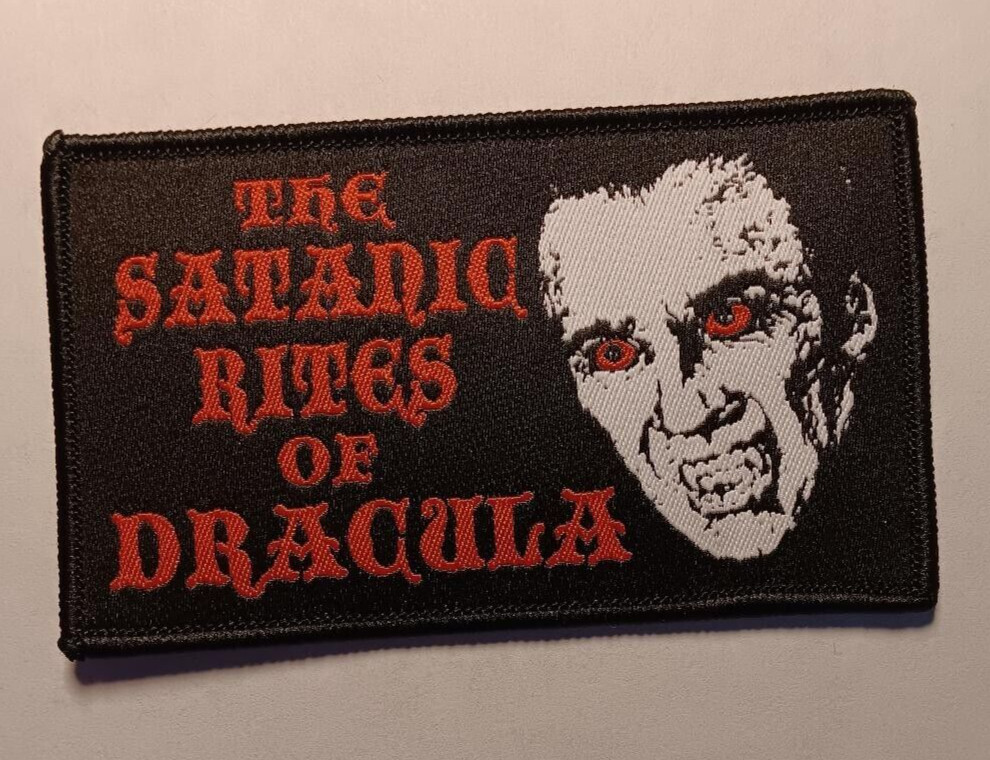 PATCH - The Satanic Rites of Dracula - Hammer studios HORROR, Christopher Lee