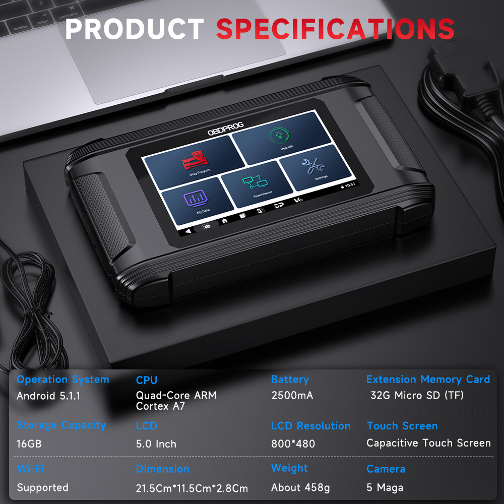 OBDPROG M500 Code Reader Mileage Odometer Correction Diagnostic Tool Oil Reset