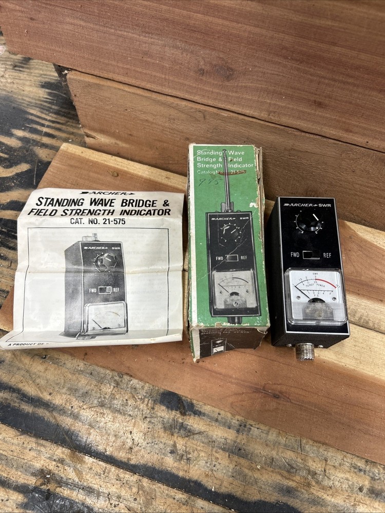 Vintage Archer SWR Standing Wave Bridge Field Strength Indicator 21-575