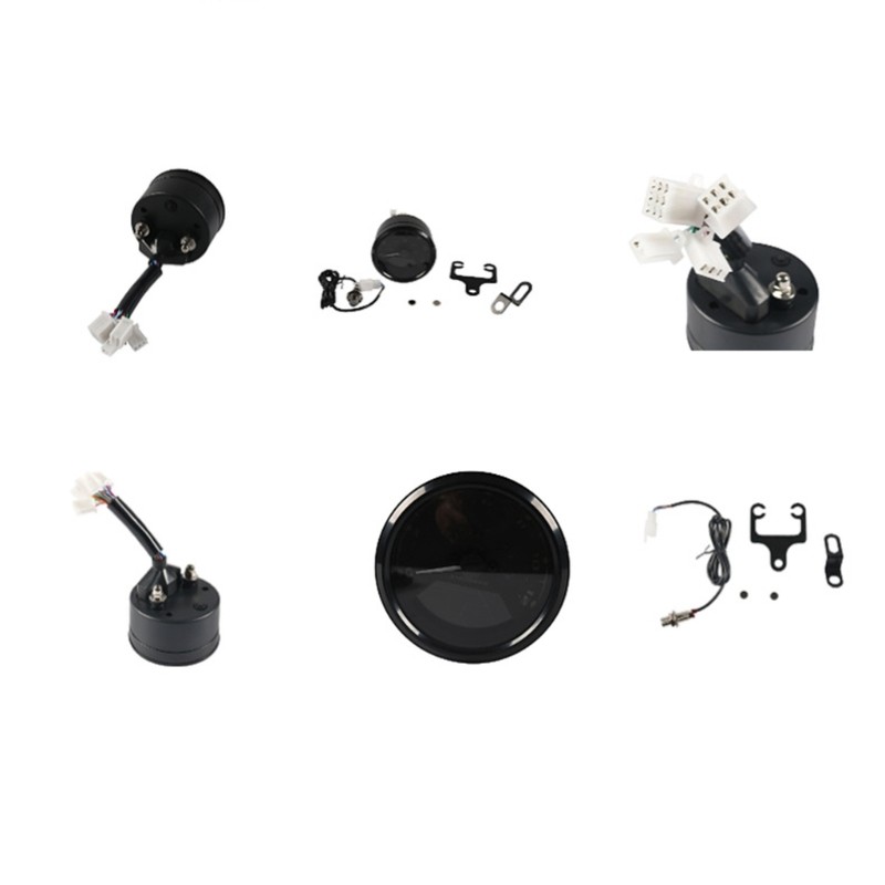 Motorcycle Speedometer Cable Speed Sensor Universal Digital Odometer Accessory