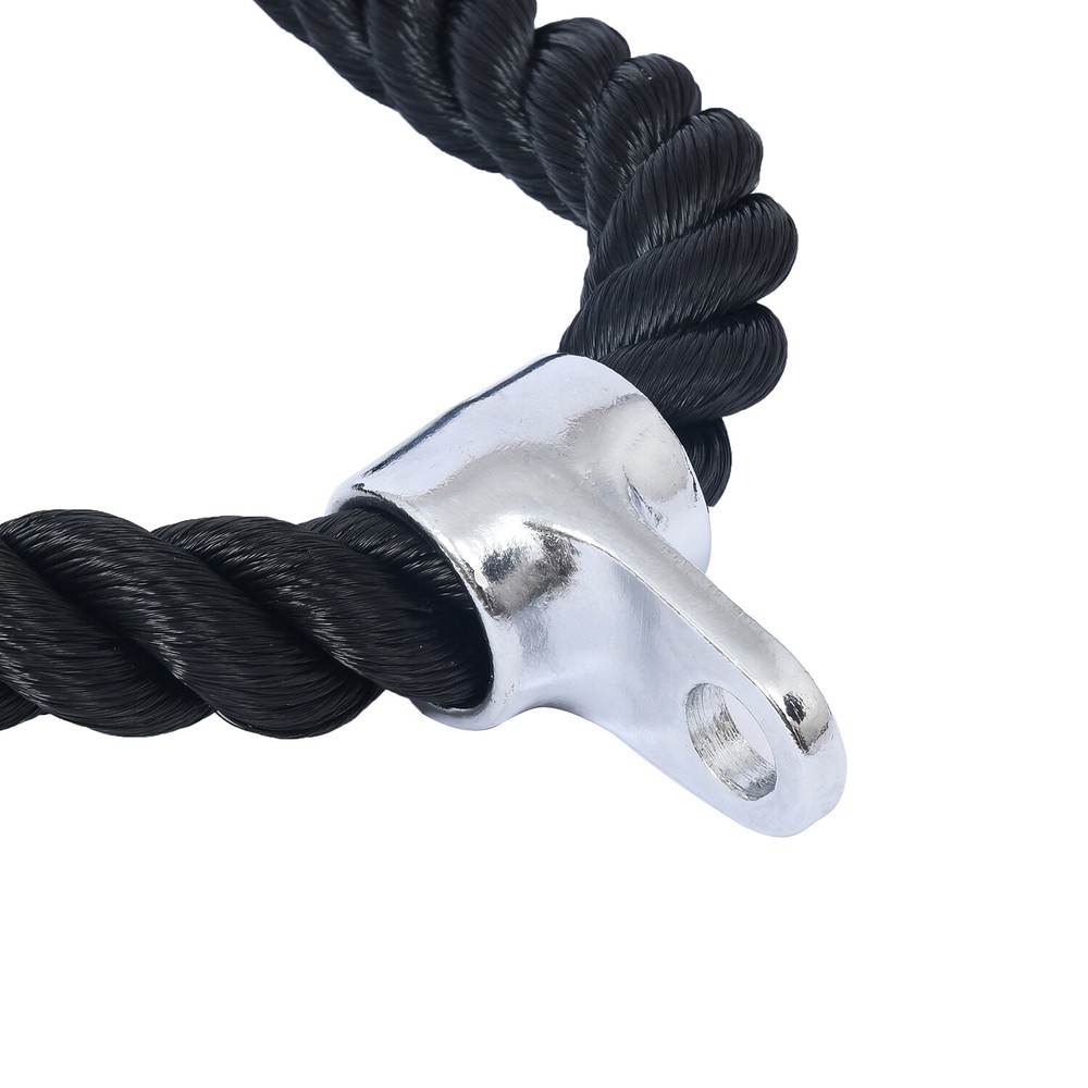 Tricep Rope Attachment Cable Machine Handle Fitness Pulldown Triceps Pushdown