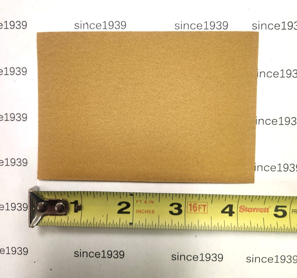 Dynabrade 3" x 4 3/8” Sanding Sheets 220 Grit,  Hook & Loop, 50 Sheets