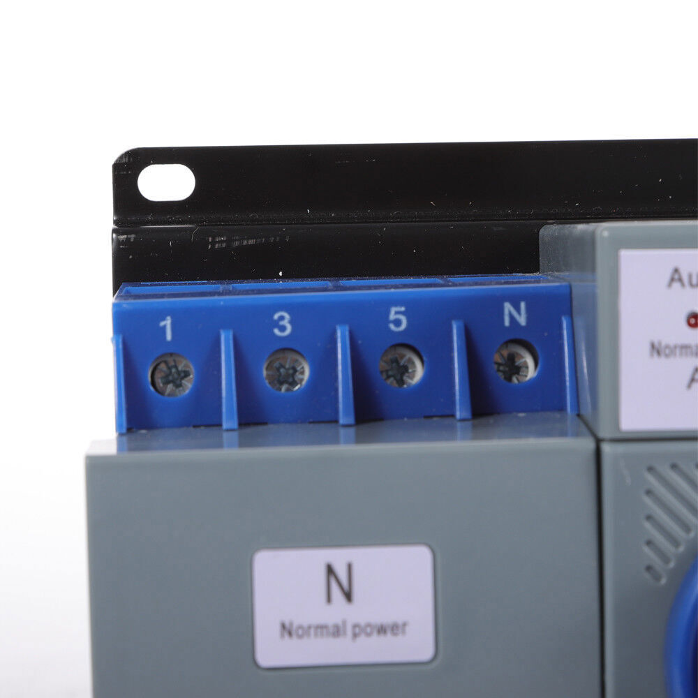 63A ATS Dual Power Automatic Transfer Switch for Generator Changeover Switch 4P