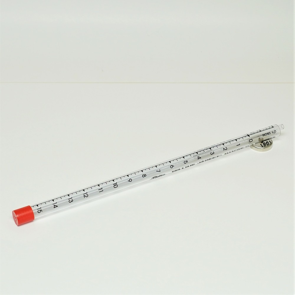 Yellow Jacket 78075 Water-Type Manometer -2" - 15" Scale