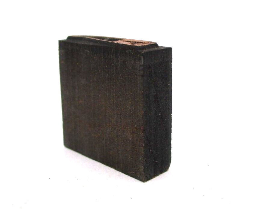 Vintage Printing Letterpress Printers Block Copper Tooth & Root