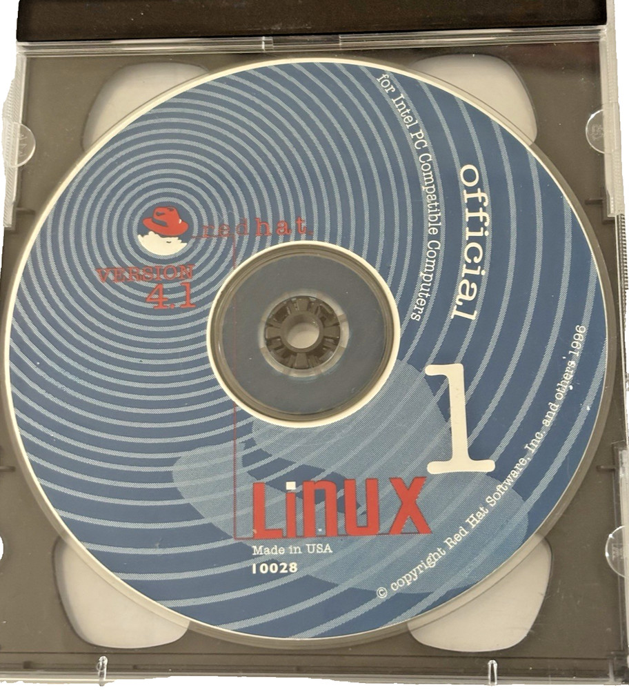 Linux Official 1 Redhat Version 4.1 CD-ROM