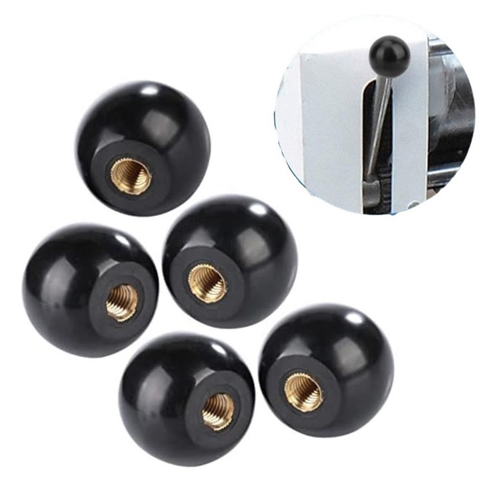 Reliable Bakelite Lever Knob Round Ball Design 5pcs Set for Machine Tools