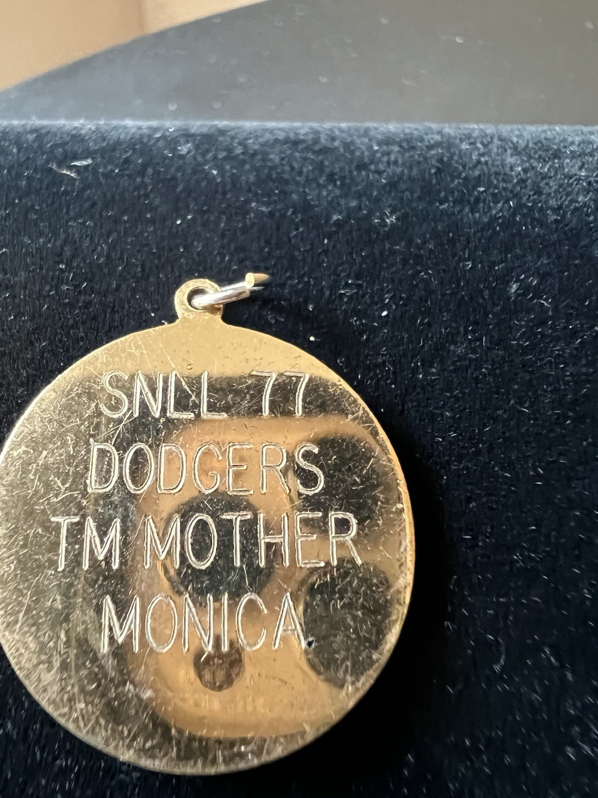 SNLL Baseball 77 Dodgers Medallion Pendant